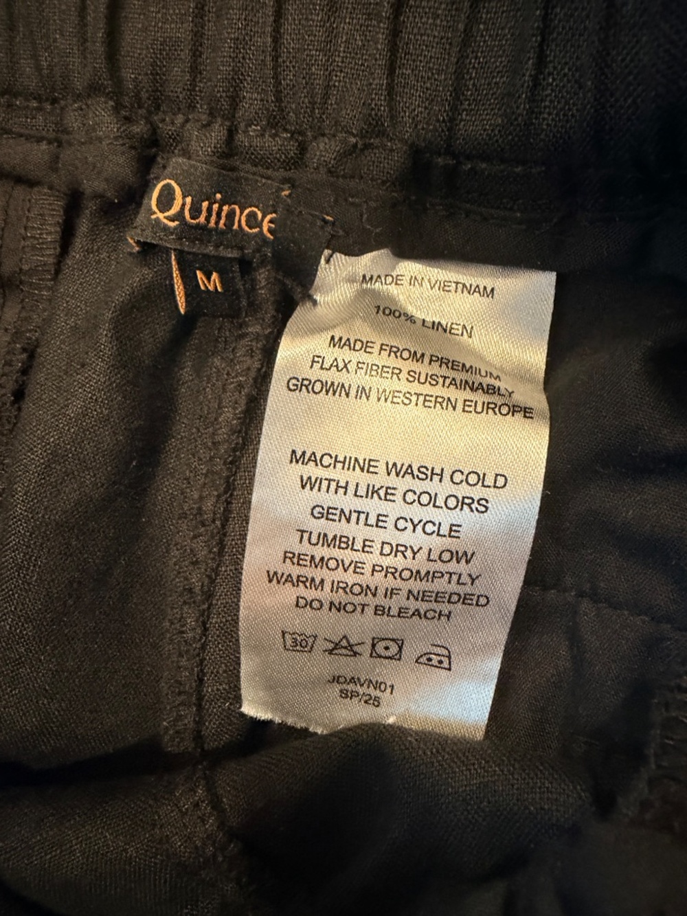 Quince 100% European Wide Leg Pant Size Medium - Picture 5 of 5